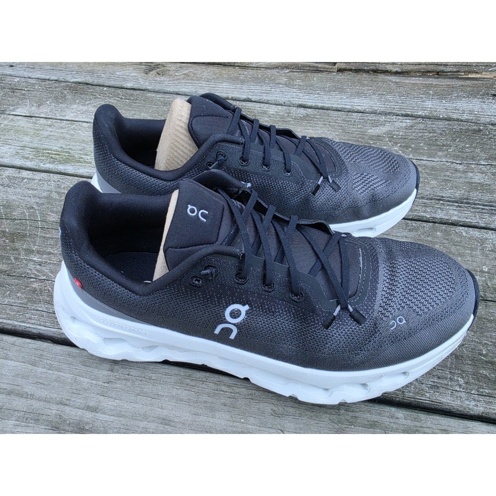 On Cloudsurfer Next Mens 9.5 Black Running Shoes Sneakers CloudTec NWOB New